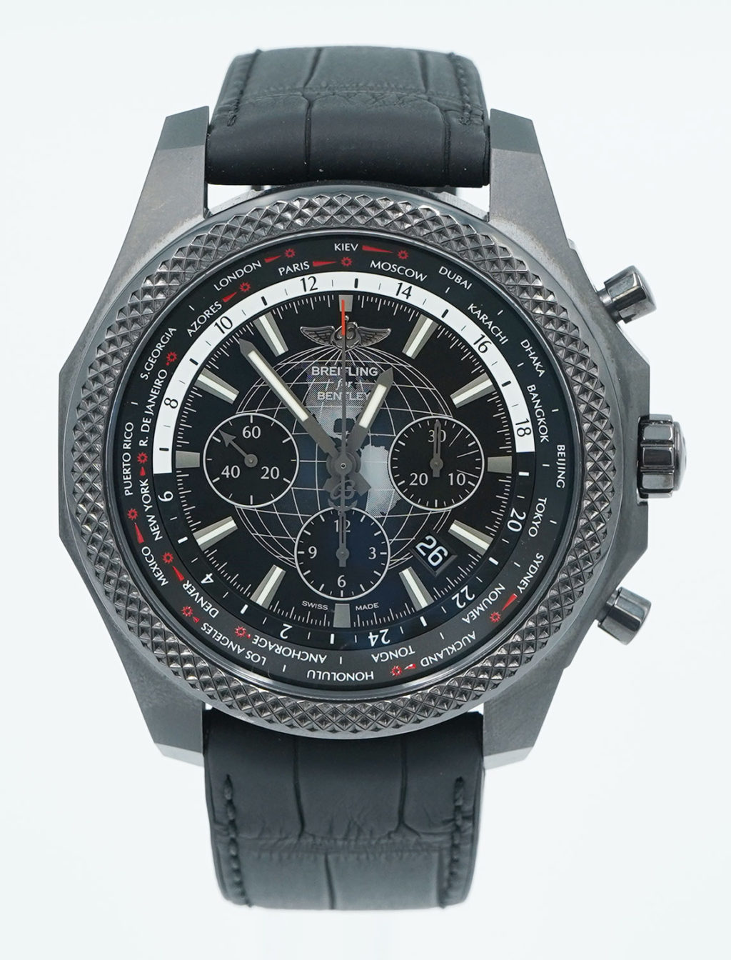 Breitling Bentley Unitime Limited Edition 46mm Black Steel PreOwned