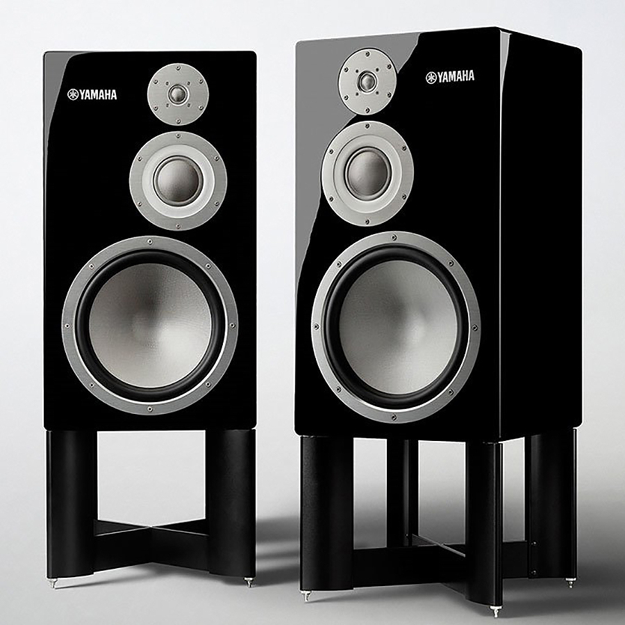 Yamaha NS5000 Black Bookshelf Speakers With Stands TheMenzZone